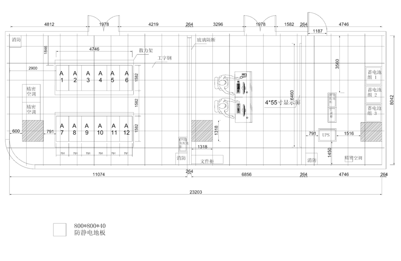 機(jī)房防靜電地板圖